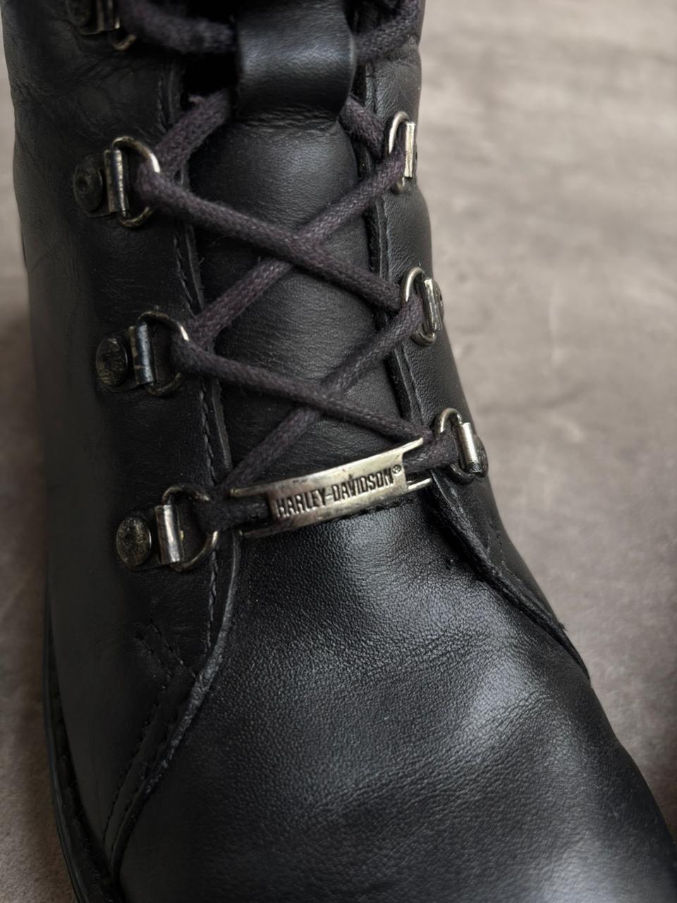 Harley davidson black Motorcycle boots