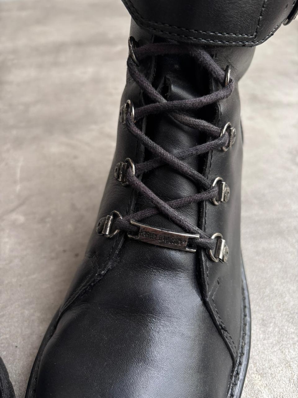 Harley davidson black Motorcycle boots