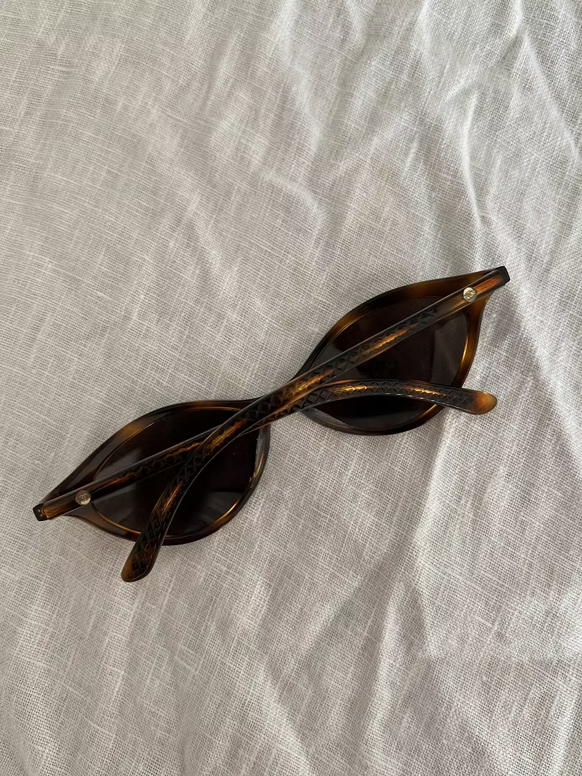 Vintage Chanel Tortoiseshell Sunglasses