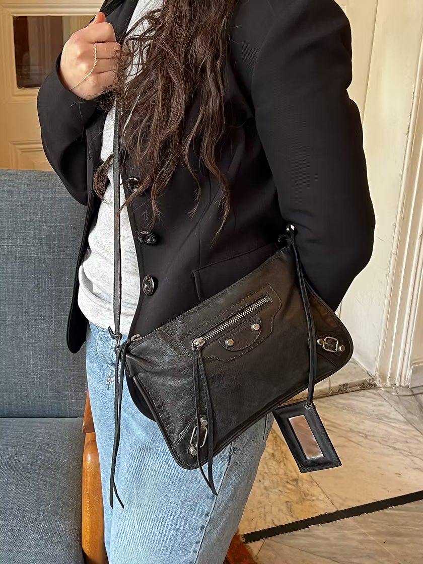 Vintage Balenciaga Classic City Clip Clutch Bag