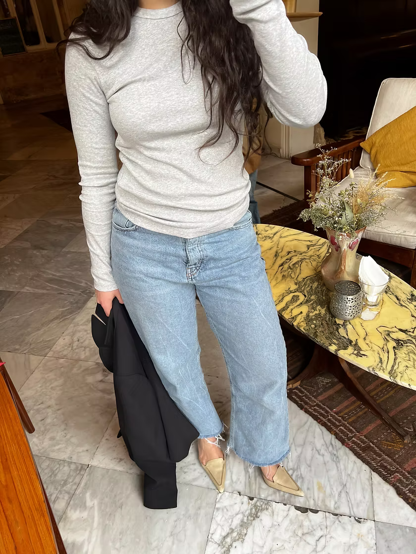 Vintage Gucci Nude Mules