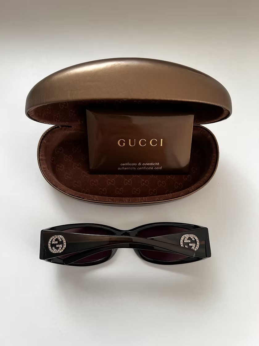 Vintage Gucci Strass Sunglasses