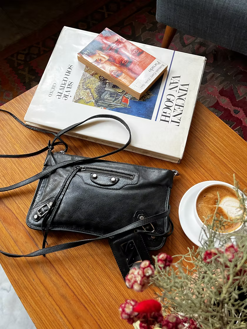 Vintage Balenciaga Classic City Clip Clutch Bag