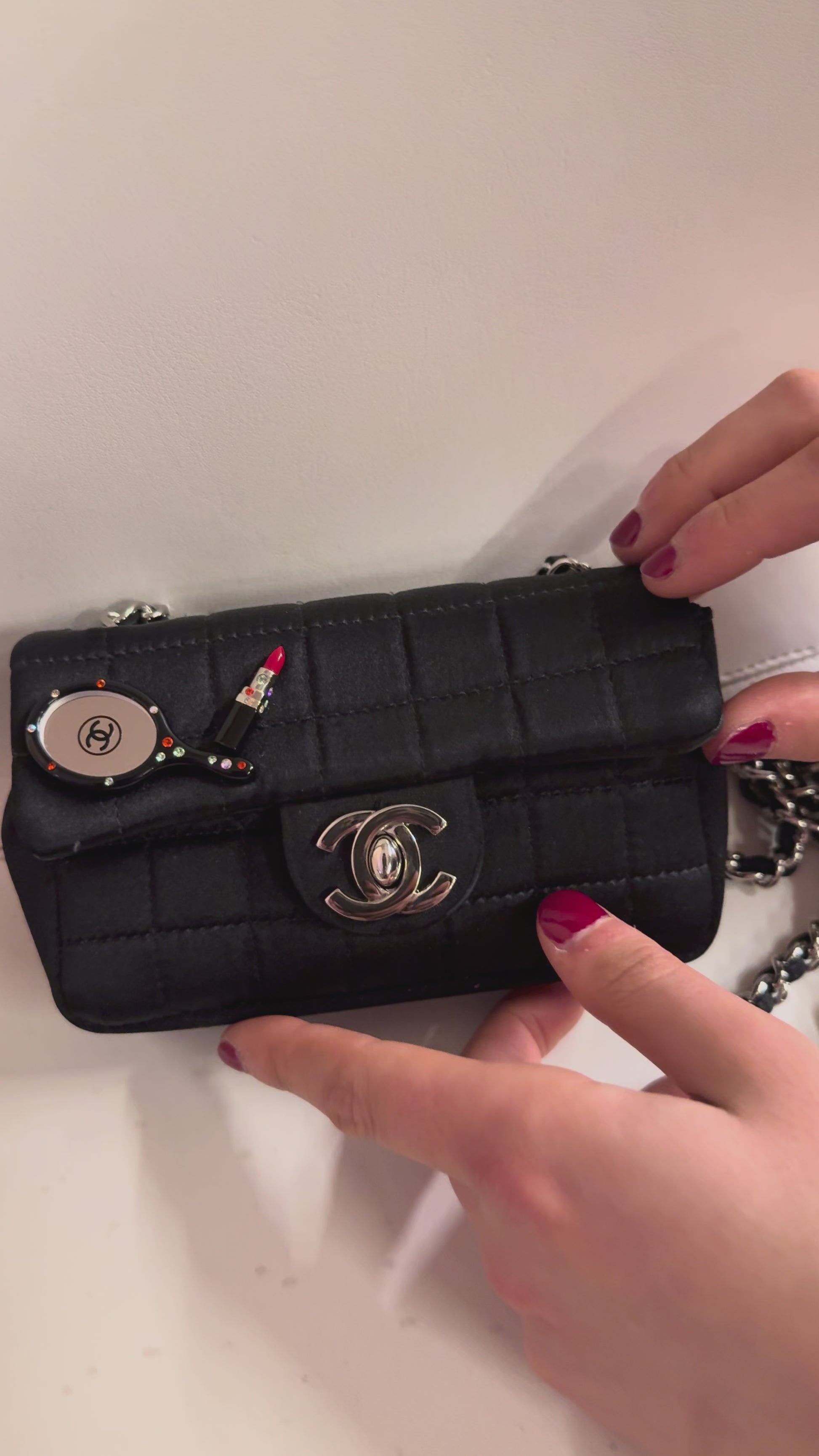 2005 Chanel mini Flap bag with charms