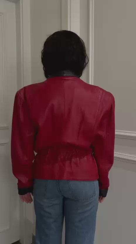 Vintage 80’s Leather Jacket