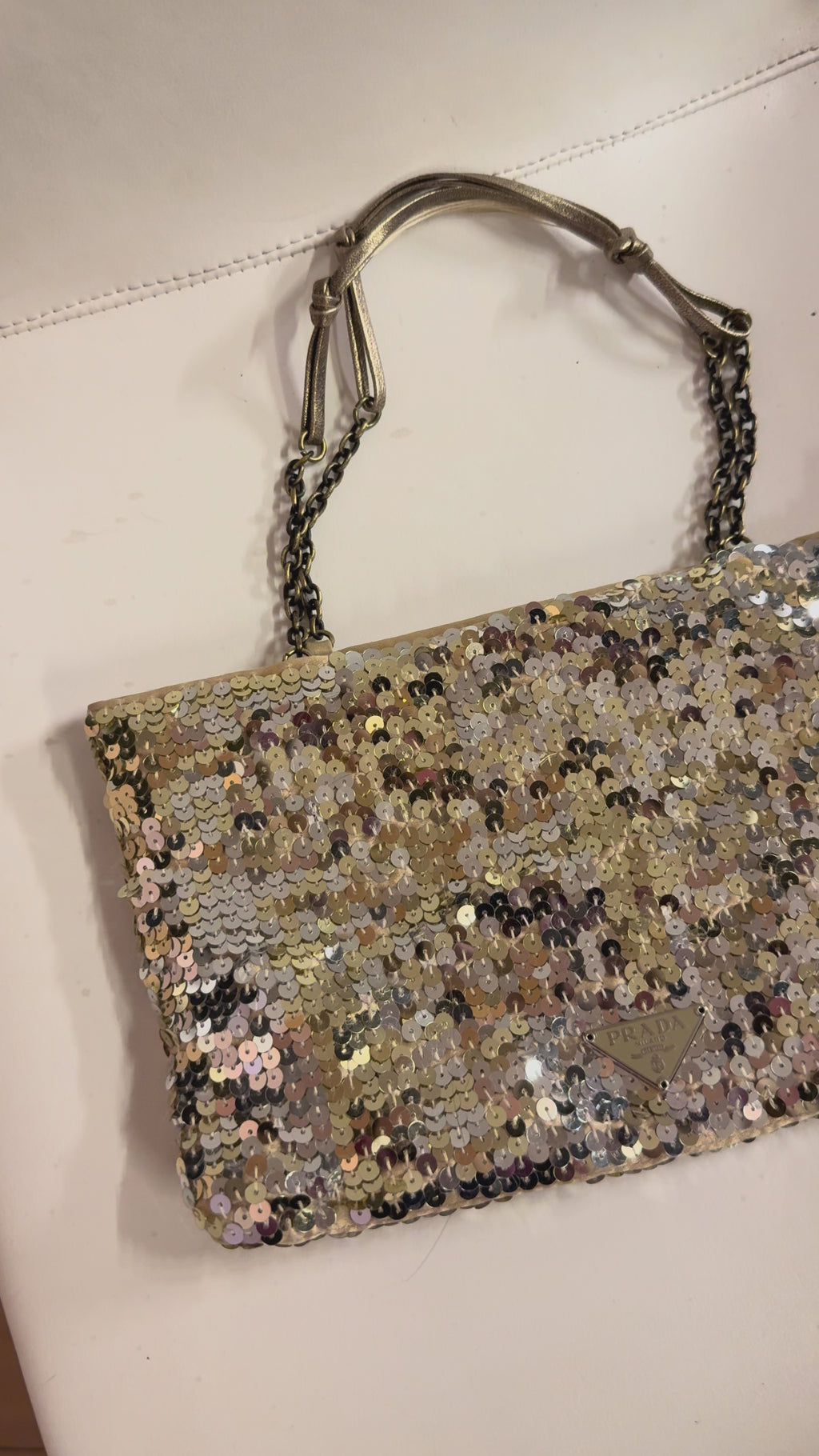 Prada sequin bag