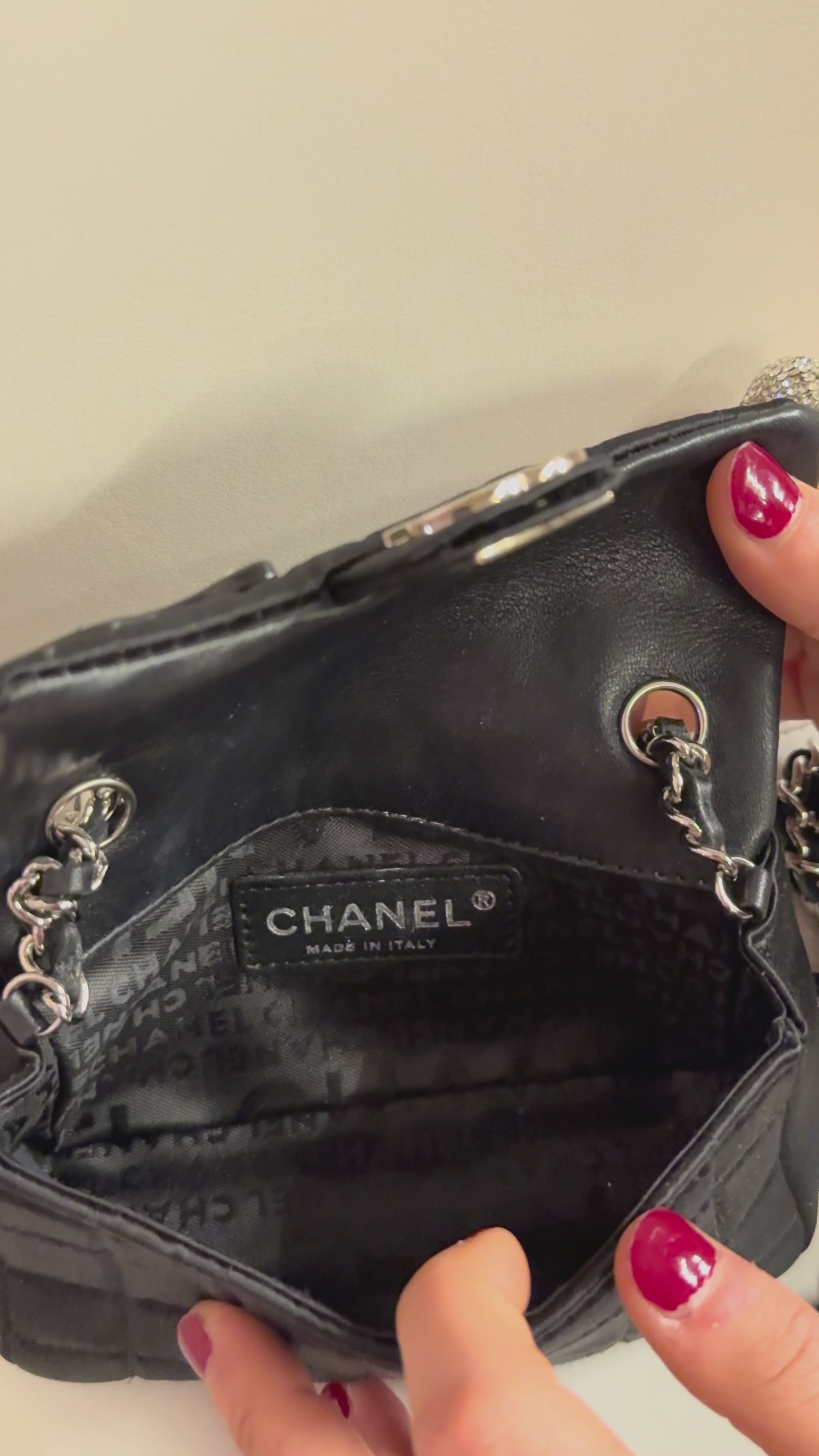 2005 Chanel mini Flap bag with charms